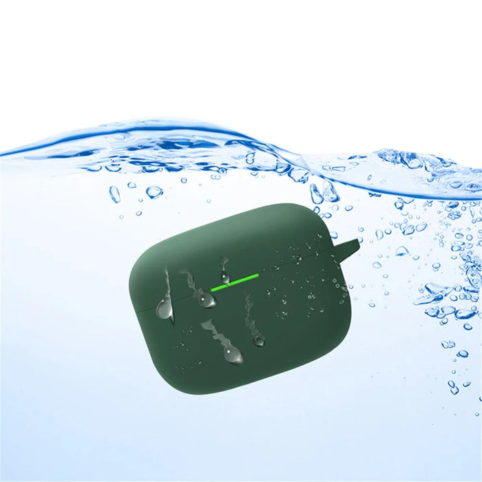 For Sony LinkBuds S Silicone Earbuds Protective Case Earphone Pouch Protective Skin Sleeve with Carabiner - Sky Blue - 4