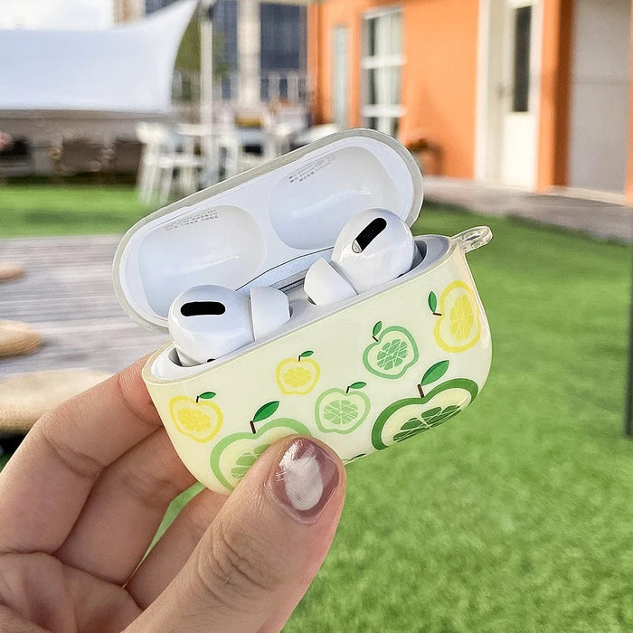 For Apple AirPods Pro Stylish Pattern IMD Protective Cover Earphone Charging Box Shockproof TPU Case - Notes/Butterfly - 4
