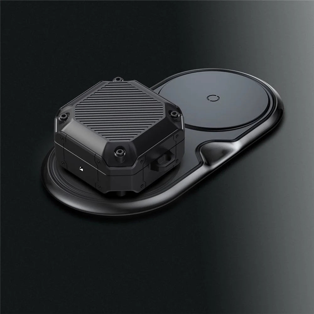 For Samsung Galaxy Buds Live / Buds 2 /  Buds 2 Pro / Buds Pro Anti-drop TPU Case Wireless Earphone Protective Cover with Buckle - Black - 6
