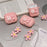 For Apple AirPods 3 Cute Rabbit Stars Soft TPU Earphone Case Protective Cover with Flower Pear Handy Strap - 6