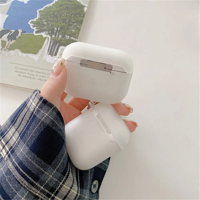 For Apple AirPods 3 Tree Pattern Matte Anti-scratch Soft TPU Protective Cover Earphone Case with Tree Pendant - 3