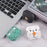For Apple AirPods 3 TPU Water Transfer Printing Earphone Charging Case Shockproof Protective Cover - Black Astronaut - 2