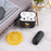 For Apple AirPods 3 TPU Water Transfer Printing Earphone Charging Case Shockproof Protective Cover - Black Astronaut - 3