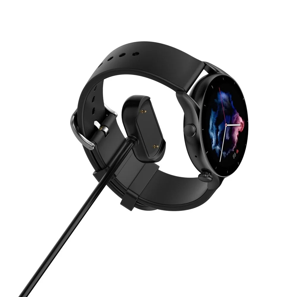 For Huami Amazfit GTR3 Pro/GTR3/GTS3/T-Rex 2 Smartwatch USB Charger Magnetic Absorption Charging Dock with Cable - 2