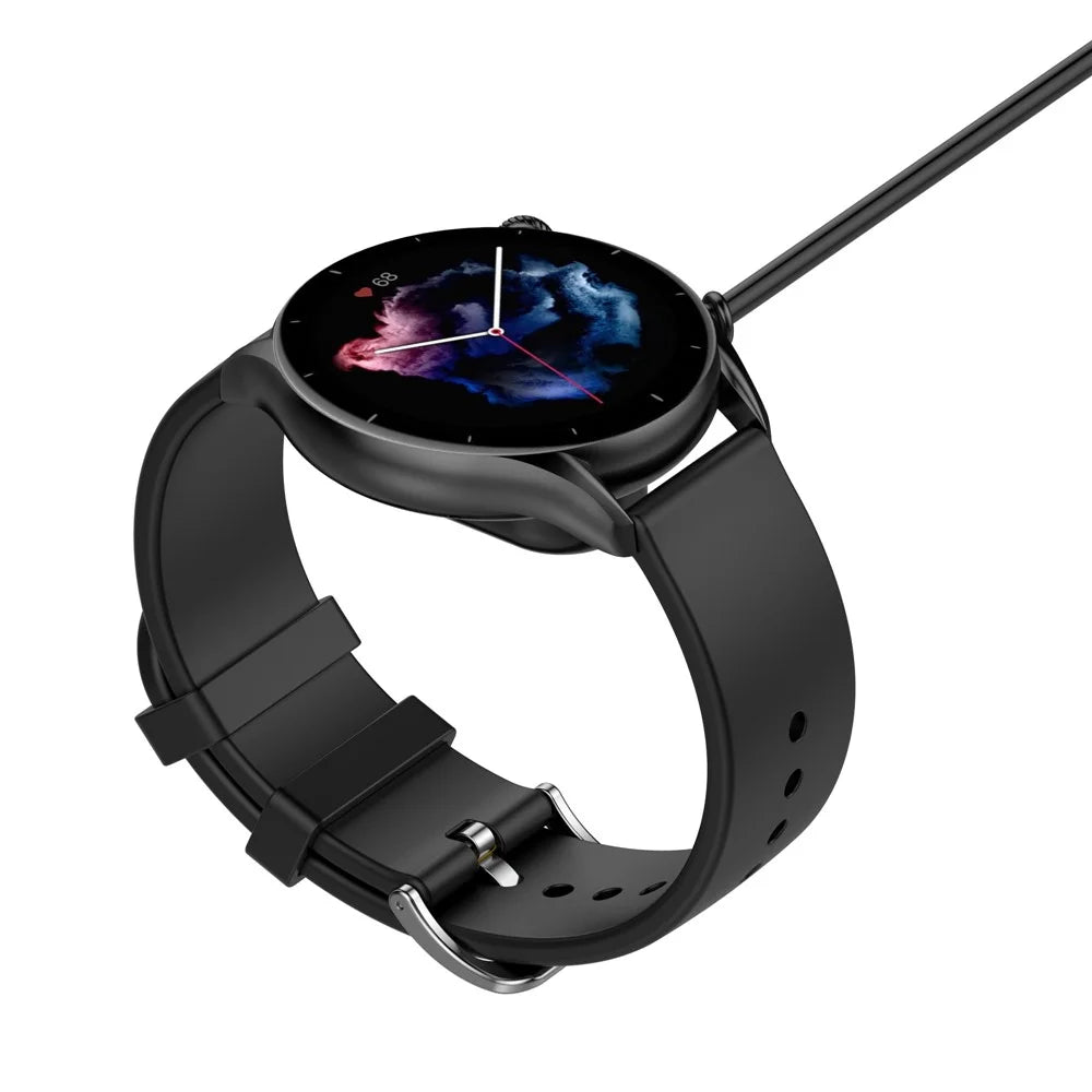 For Huami Amazfit GTR3 Pro/GTR3/GTS3/T-Rex 2 Smartwatch USB Charger Magnetic Absorption Charging Dock with Cable - 3
