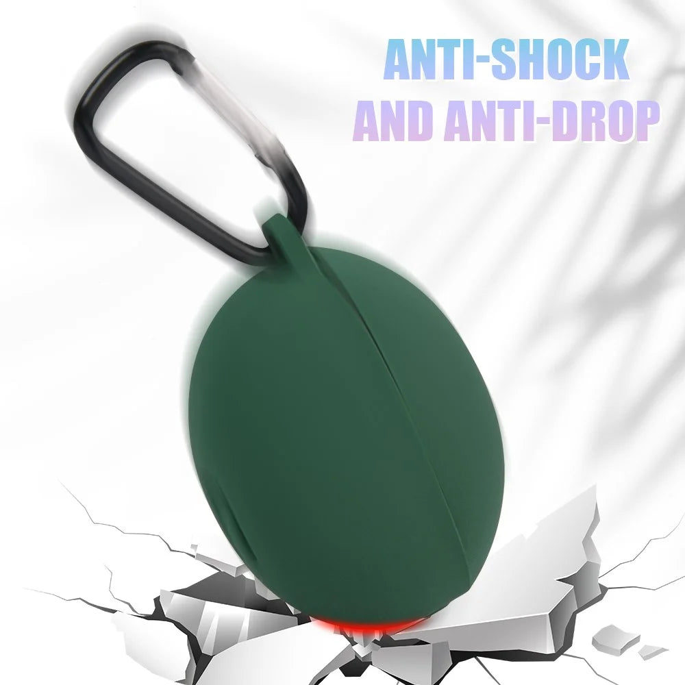 For Huawei FreeBuds 5i Bluetooth-compatible Earphone Silicone Protective Case Anti-drop Cover - Midnight Green - 3
