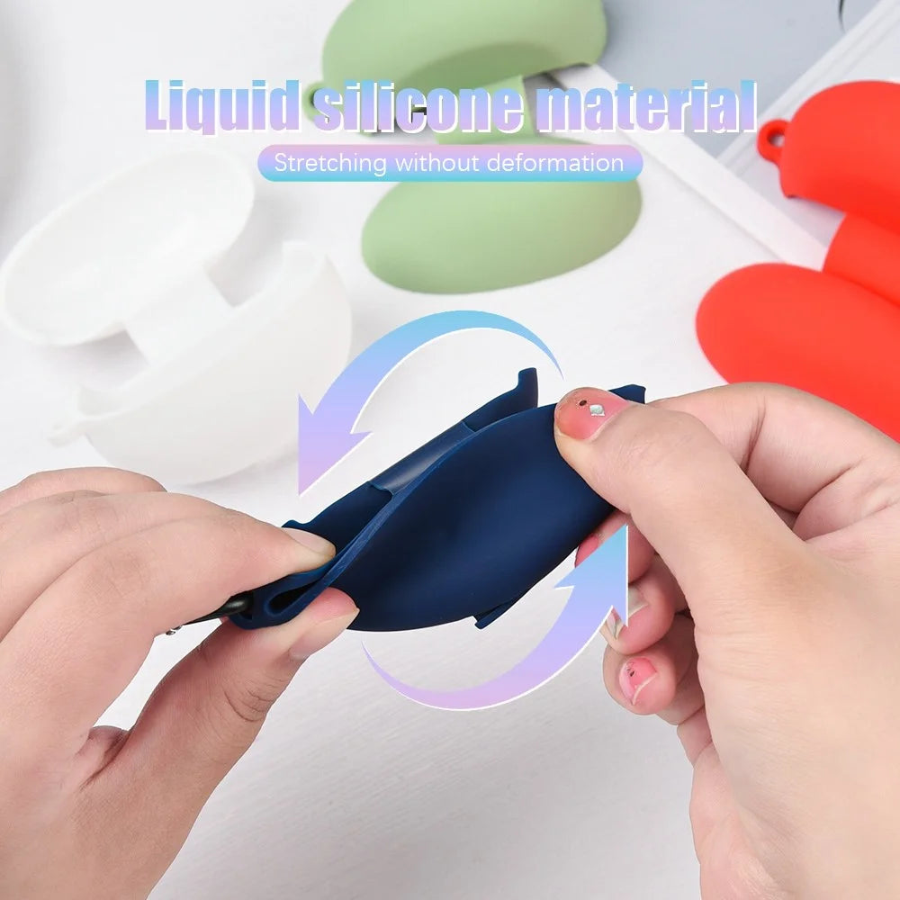 For Huawei FreeBuds 5i Bluetooth-compatible Earphone Silicone Protective Case Anti-drop Cover - Midnight Green - 4