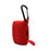 For Jabra Elite Active 65t Soft Silicone Sleeve Bluetooth-compatible Earphones Protective Case, with Anti-lost Buckle - Red - 1