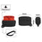 For Jabra Elite Active 65t Soft Silicone Sleeve Bluetooth-compatible Earphones Protective Case, with Anti-lost Buckle - Red - 4