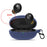 Scratch Resistant Case for Realme Buds Q Wireless Earbuds Protector with Anti-Lost Buckle Bluetooth-compatible Headset Silicone Cover - Dark Blue - 3