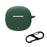 Silicone Case for QCY T20 Bluetooth-compatible Earbuds Cover Drop-Proof Soft Protector with Anti-Lost Buckle - Blackish Green - 1