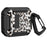 For Apple AirPods 3 Protective Case Portable Earbuds Soft TPU+PC Cover with Buckle - Leopard - 1