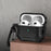 For Apple AirPods 3 Carbon Fiber Pattern Protective Case Portable Bluetooth-compatible Earbuds Soft TPU+PC Cover with Buckle - Black - 2