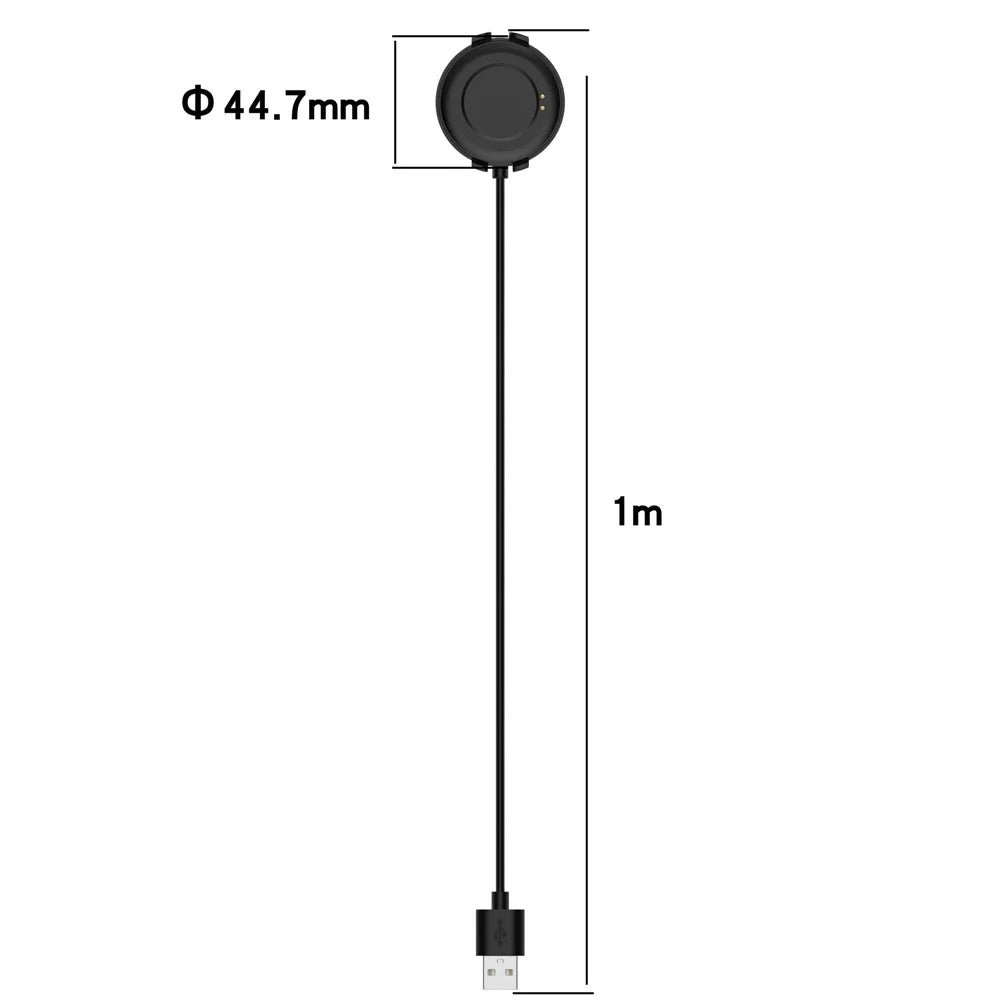 For TicWatch GTK /  Mobvoi CXB07 Smart Watch Charger USB Magnetic Charging Pad with 1m Cable - 7