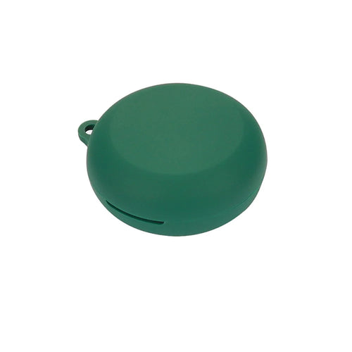 For JBL Free X Silicone Cover Bluetooth-compatible TWS Earphone Protective Sleeve Case with Anti-lost Buckle - Blackish Green - 1