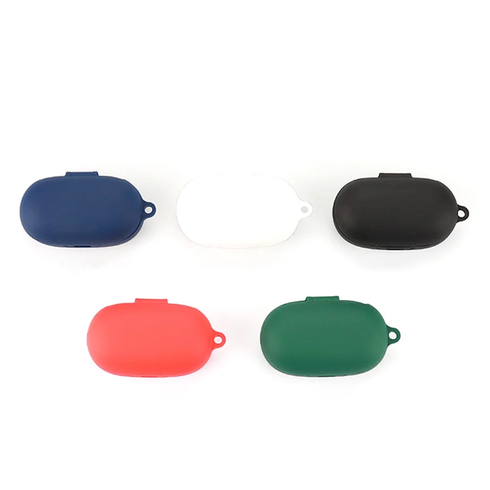 For Anker Soundcore Sport X10 Wireless Sport Earphone Silicone Case Anti-drop Protective Cover with Anti-lost Buckle - Dark Blue - 4