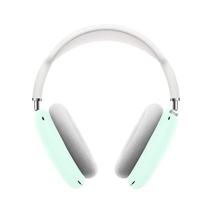 For AirPods Max with USB-C / Max Outer Shell + Earmuff + Headband Protective Cover Anti-Scratch Case - Luminous Green - 1