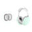 For AirPods Max with USB-C / Max Outer Shell + Earmuff + Headband Protective Cover Anti-Scratch Case - Luminous Green - 2