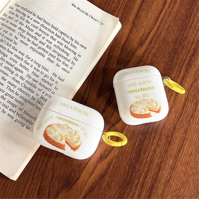 For Apple AirPods 3 Headphone Cover with Buckle Scratch-Proof Fruit Cake IMD + TPU Bluetooth-compatible Earbuds Case - 2