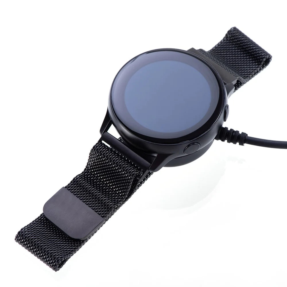 For Samsung Galaxy Watch FE / Watch Ultra / Watch7 / Watch6 / Watch5 /  Watch4 1m USB-A Port Smart Watch Charging Cable Magnetic Absorption Charging Dock - 6