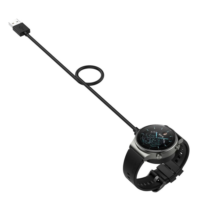 For Huawei Watch 3 Pro New Splittable Charging Base with 1m Cable Smart Watch Wireless Charger - Black - 3