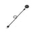 For Huawei Watch 3 Pro New Splittable Charging Base with 1m Cable Smart Watch Wireless Charger - Black - 4
