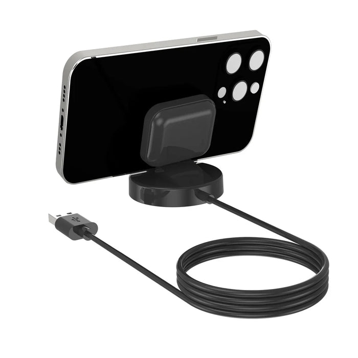 For Oppo Watch 3 Pro / Watch 3 / Watch 2 42mm / 46mm USB Cable Charging Stand Smart Watch Charger Bracket - Black - 2