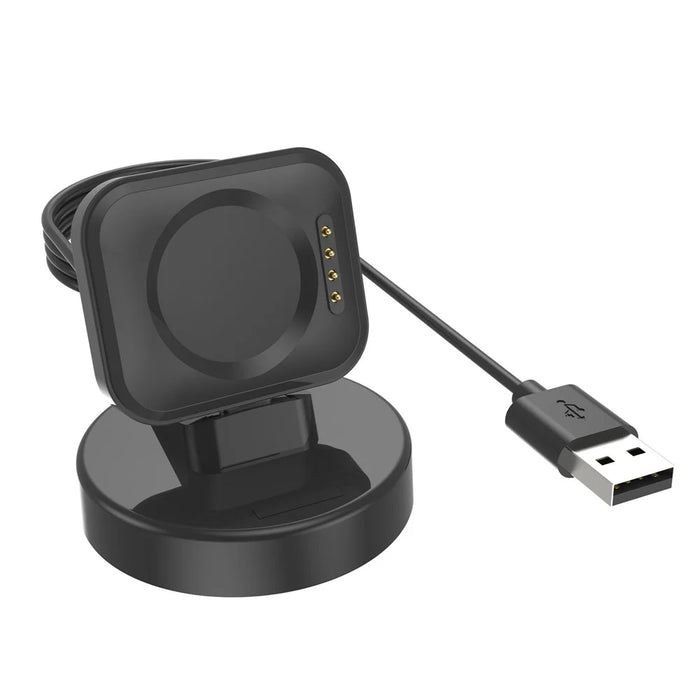 For Oppo Watch 3 Pro / Watch 3 / Watch 2 42mm / 46mm USB Cable Charging Stand Smart Watch Charger Bracket - Black - 5