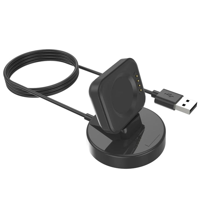 For Oppo Watch 3 Pro / Watch 3 / Watch 2 42mm / 46mm USB Cable Charging Stand Smart Watch Charger Bracket - Black - 6