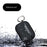 For AirPods Pro 2 Charging Case Cover Litchi Texture Bluetooth-compatible Earbuds Shockproof TPU Case with Buckle - Black - 3