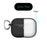 For AirPods Pro 2 Charging Case Cover Litchi Texture Bluetooth-compatible Earbuds Shockproof TPU Case with Buckle - Black - 7