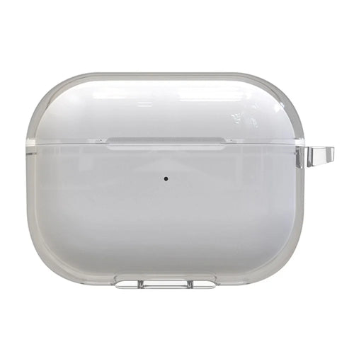 For AirPods Pro 2 / Pro Protective Cover Soft TPU Transparent Shockproof Case with Carabiner Hook - 1