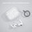 For AirPods Pro 2 Charging Case Cover Glittery Anti-Drop TPU Case Bluetooth-compatible Earbuds Protector with Buckle - Transparent - 3