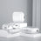 For AirPods Pro 2 Charging Case Cover Glittery Anti-Drop TPU Case Bluetooth-compatible Earbuds Protector with Buckle - Transparent - 5