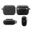 For AirPods Pro 2 Soft Silicone Protective Cover Dust-Proof Ear Bud Earphone Case with Anti-Lost Buckle - White - 7