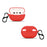 For Huawei FreeBuds Pro 2 Bluetooth Earphone Silicone Case Dust Plug Design Protective Cover with Anti-lost Buckle - Red - 6