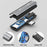 Type-C Male to Type-C + 3.5mm Female Jack Converter PD 27W Charging Earphone Audio Adapter for Laptop Tablet Phone - Dark Grey - 6
