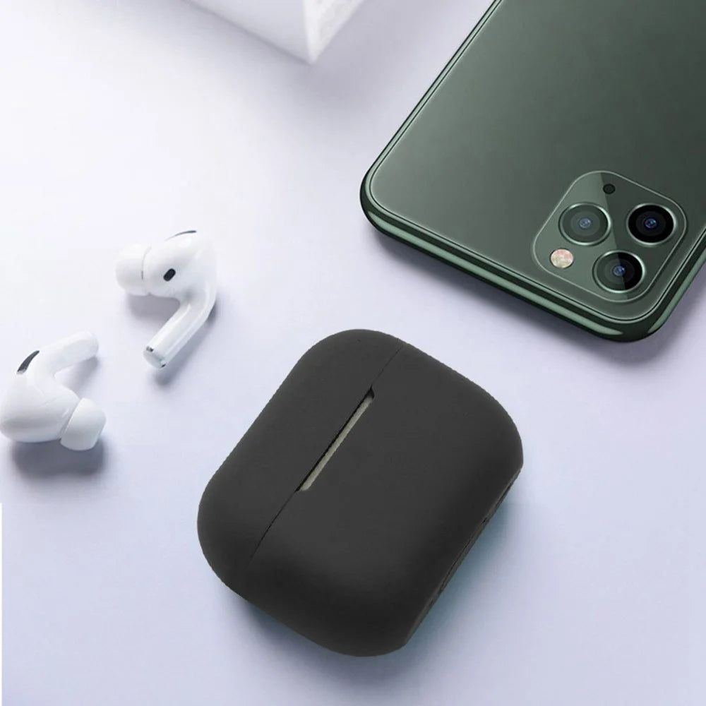 3 in 1 For Apple AirPods Pro 2 Charging Case Cover Earbuds Protective Silicone Case Set with Headset Holder / Anti-lost Neck Strap - White - 3