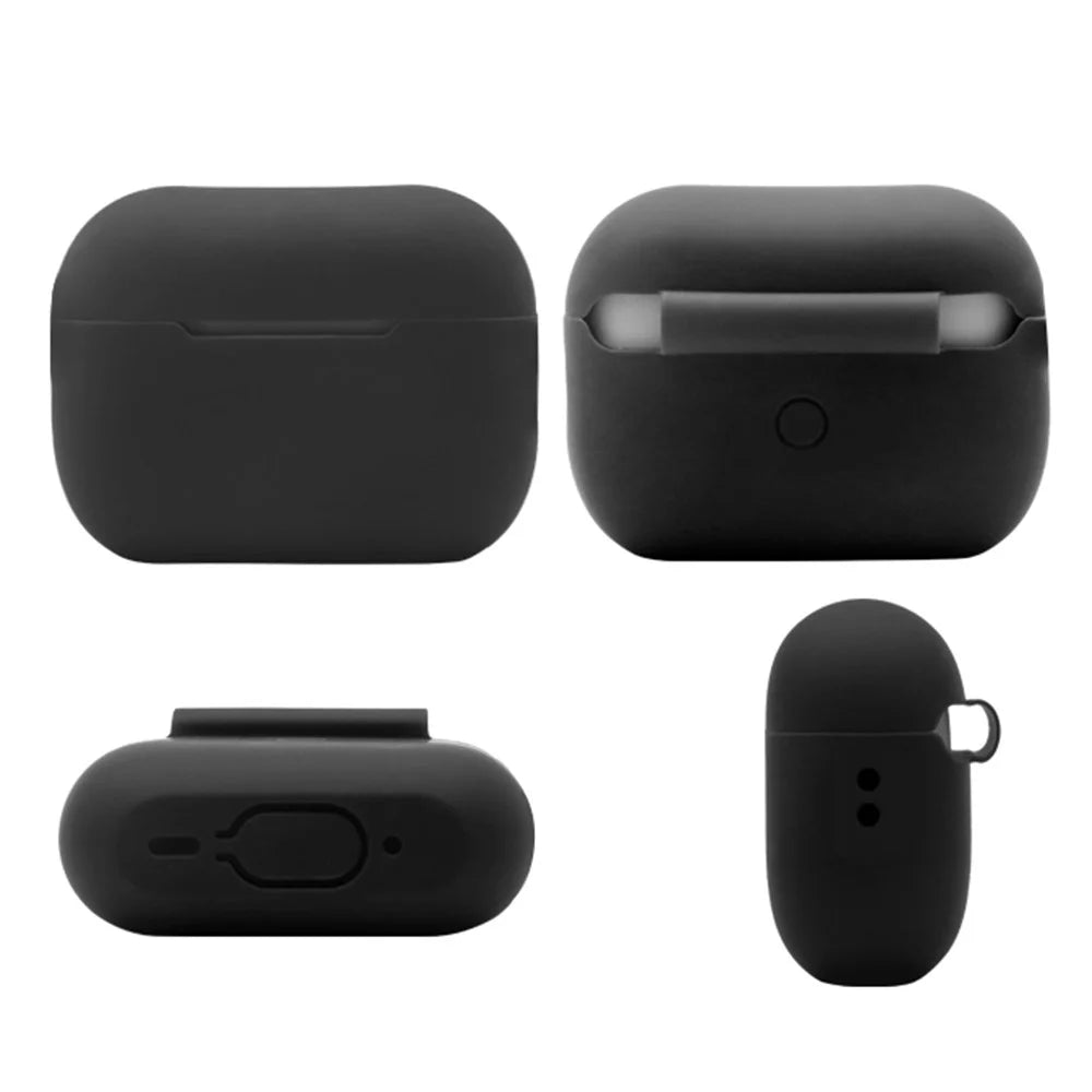 3 in 1 For Apple AirPods Pro 2 Charging Case Cover Earbuds Protective Silicone Case Set with Headset Holder / Anti-lost Neck Strap - White - 5