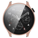 Anti-Scratch Hard PC Case for Xiaomi Watch S1 Pro Smart Watch Protective Case with Tempered Glass Screen Protector - Pink - 6