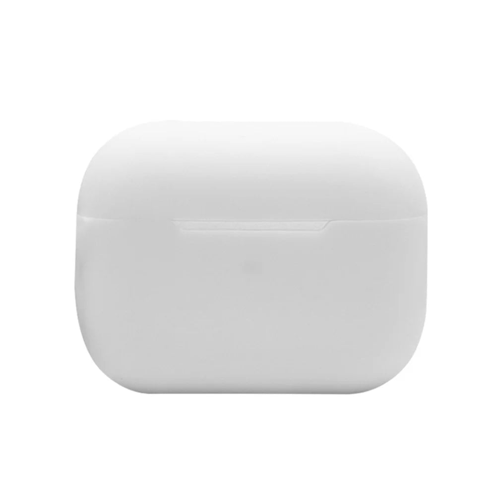 For AirPods Pro 2 Bluetooth-compatible Earphone Flexible Silicone Protective Case Anti-drop Anti-scratch Cover - White - 1