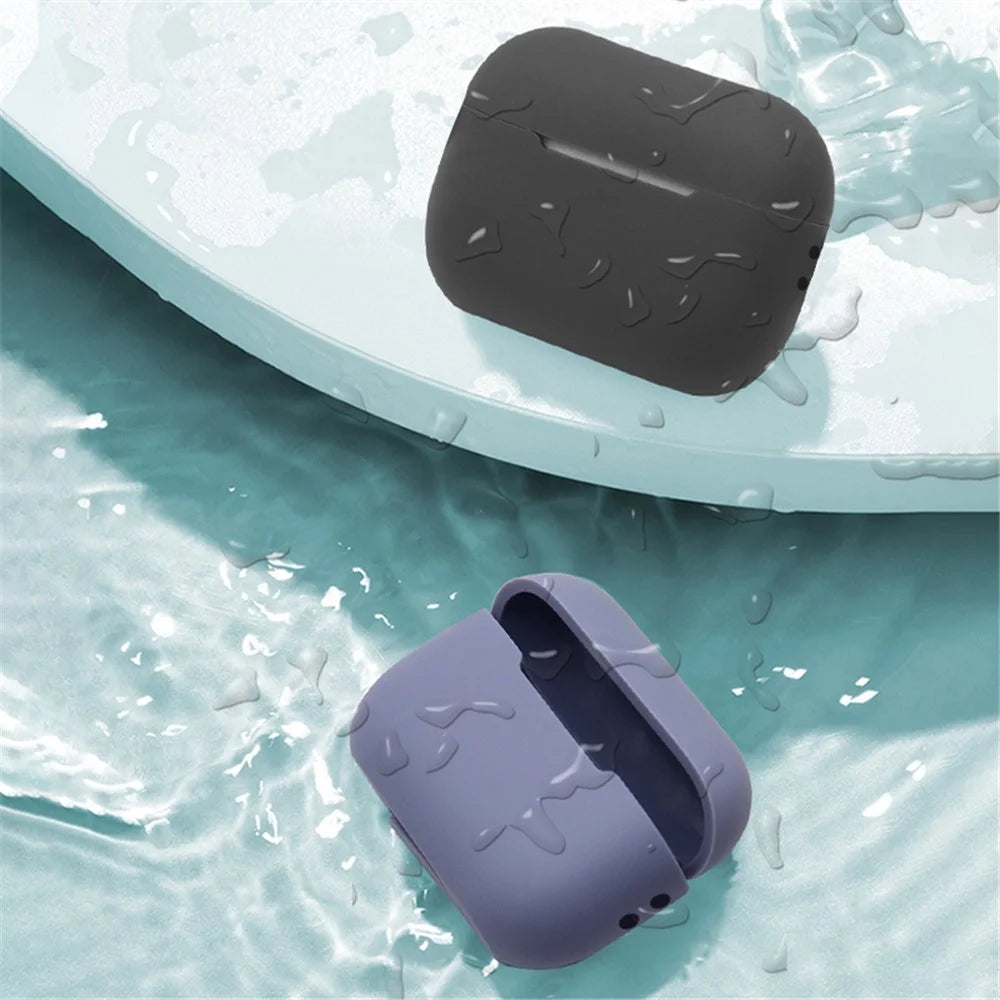 For AirPods Pro 2 Bluetooth-compatible Earphone Flexible Silicone Protective Case Anti-drop Anti-scratch Cover - White - 2