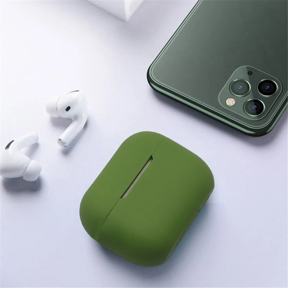For AirPods Pro 2 Bluetooth-compatible Earphone Flexible Silicone Protective Case Anti-drop Anti-scratch Cover - White - 5