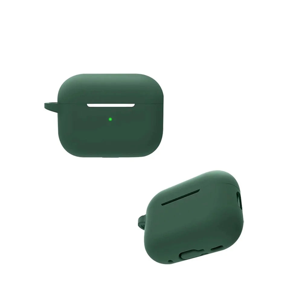 For AirPods Pro 2 Bluetooth-compatible Earphone Soft Silicone Protective Case Drop-proof Cover with Anti-lost Buckle - White - 2