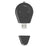 For Huami Amazfit GTR 4 / GTS 4 Portable Waterdrop Shape USB Charger Smart Watch Charging Dock Stand - 6