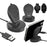 For Huami Amazfit GTR 4 Water-drop Shape Smart Watch Charger USB Cable Charging Stand with Phone Holder Function - 2