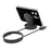For Huami Amazfit GTR 4 Water-drop Shape Smart Watch Charger USB Cable Charging Stand with Phone Holder Function - 3