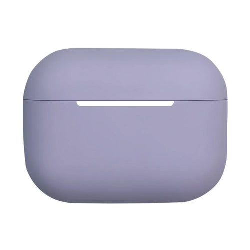 Solid Color Earbuds Silicone Case for Apple AirPods Pro 2, Bluetooth-Compatible Earbuds Anti-Scratch Protective Cover - Light Purple - 1