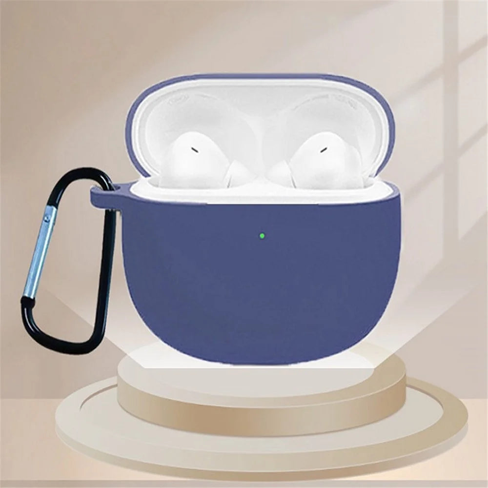 For Redmi Buds 4 Pro Bluetooth-compatible Earphone Silicone Protective Case Anti-dust Drop-proof Cover - Blackish Green - 2