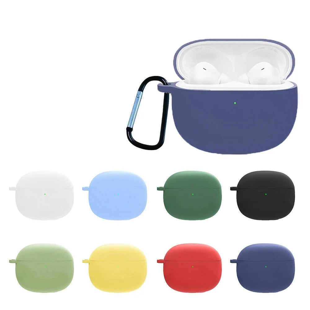 For Redmi Buds 4 Pro Bluetooth-compatible Earphone Silicone Protective Case Anti-dust Drop-proof Cover - Blackish Green - 5